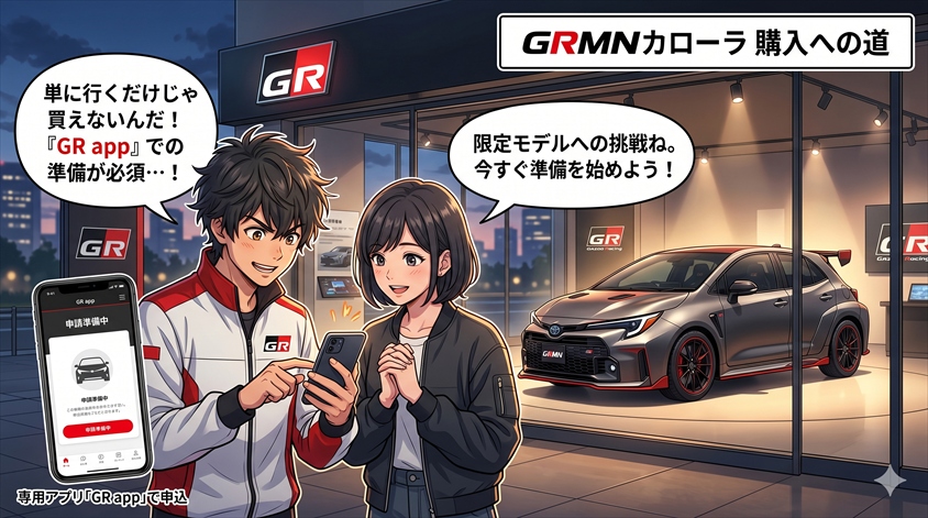 GRMNカローラを購入するための手順と準備