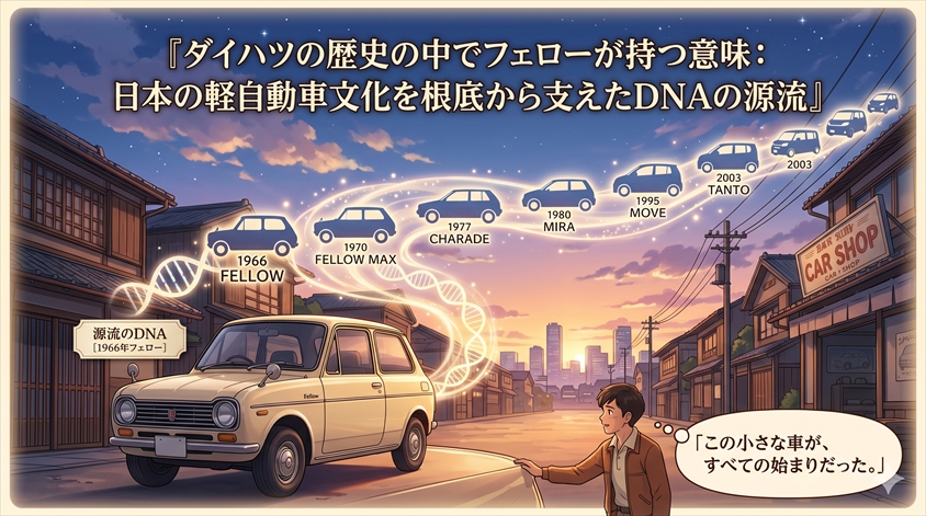 ダイハツの歴史の中でフェローが持つ意味
