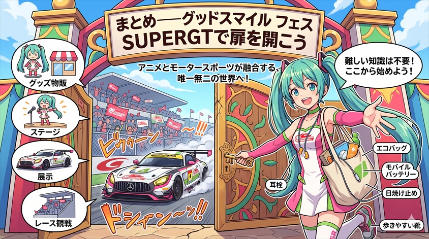 まとめ——グッドスマイル フェス SUPERGTで扉を開こう