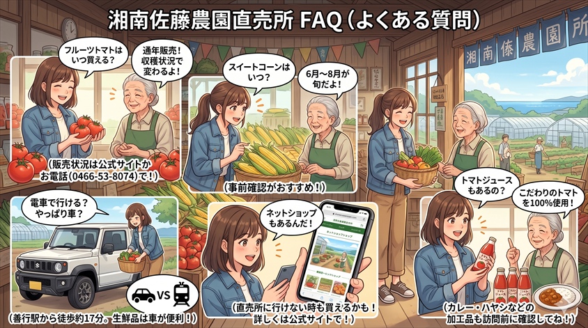 湘南佐藤農園直売所|よくある質問(FAQ