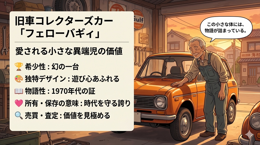旧車コレクターズカーとしてのフェローバギィ