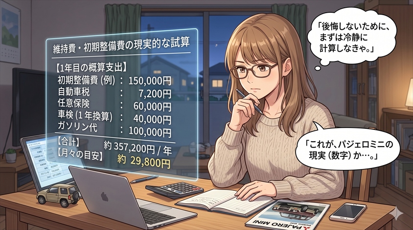 維持費・初期整備費の現実的な試算