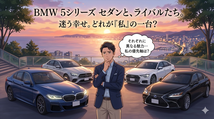BMW 5シリーズ セダンのライバル車比較