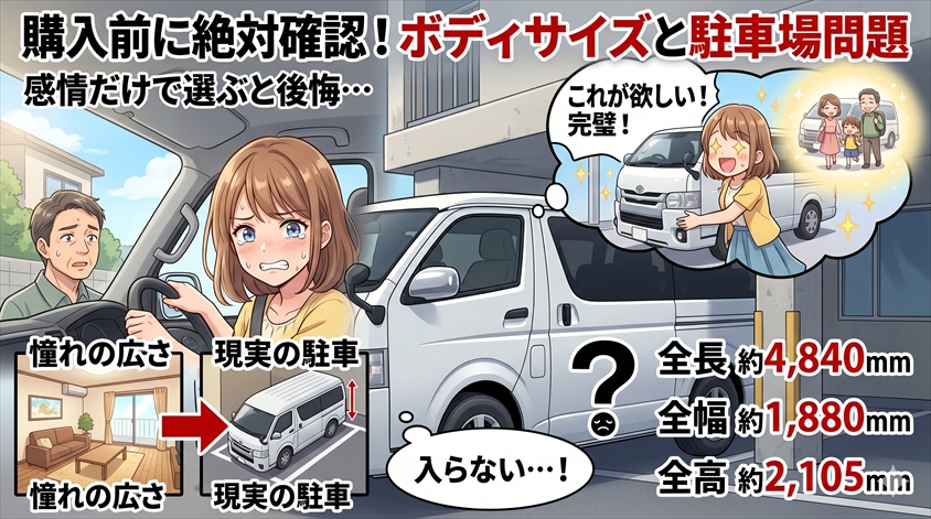 ボディサイズと駐車場問題──購入前に必ず確認すること