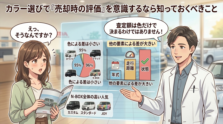 カラー選びで「売却時の評価」を意識するなら知っておくべきこと
