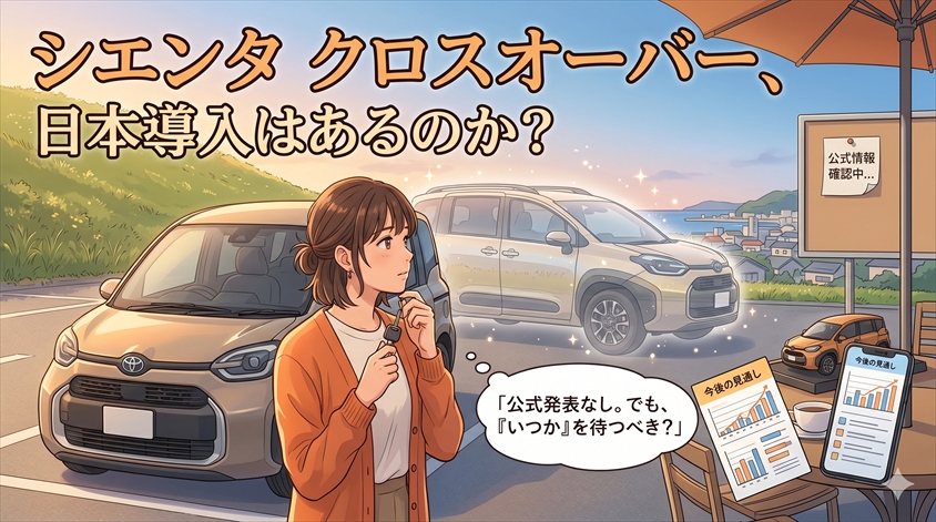 シエンタ クロスオーバーの日本導入はあるのか？今後の見通し