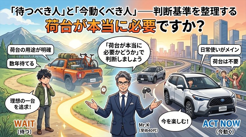 「待つべき人」と「今動くべき人」――判断基準を整理する