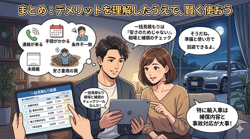 まとめ：デメリットを理解したうえで、賢く使おう