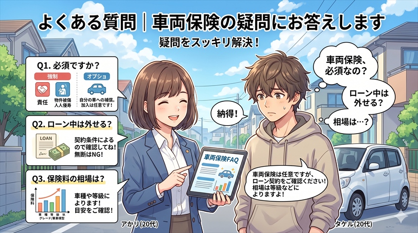よくある質問｜車両保険の疑問にお答えします