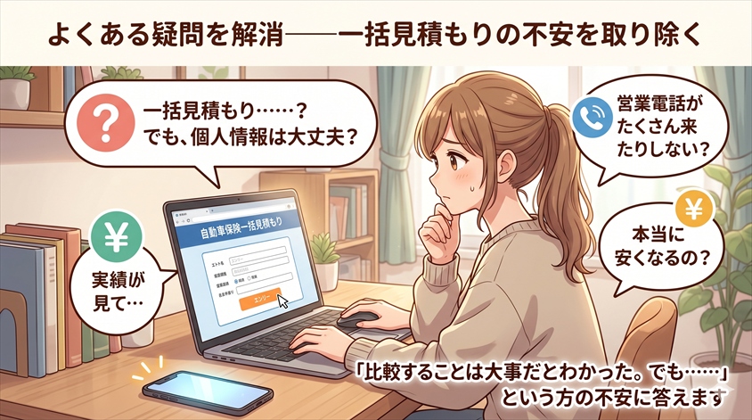 よくある疑問を解消——一括見積もりの不安を取り除く