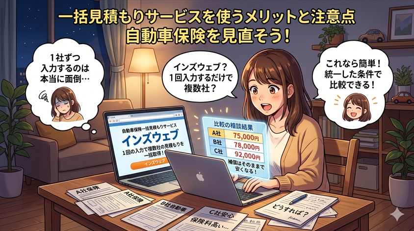 一括見積もりサービスを使うメリットと注意点