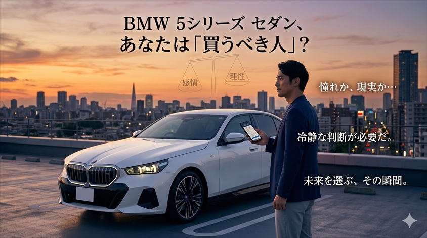 BMW 5シリーズ セダンはこんな人に向いている|購入判断の最終チェック