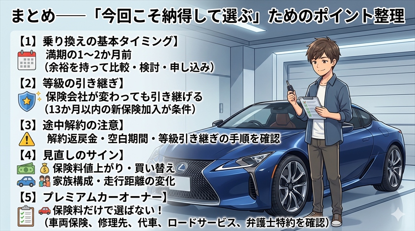 まとめ——「今回こそ納得して選ぶ」ためのポイント整理