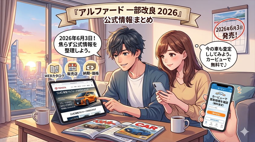 まとめ｜アルファード 一部改良 2026の公式情報を整理して次の判断へ