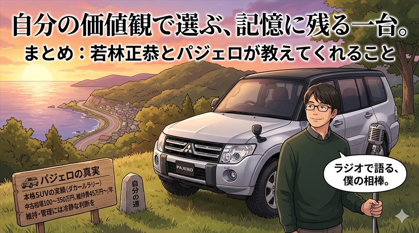 まとめ:若林正恭とパジェロが教えてくれること