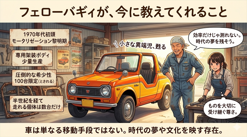 まとめ:フェローバギィが今に教えてくれること