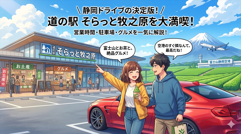 道の駅そらっと牧之原の営業時間・駐車場・グルメを一気に解説