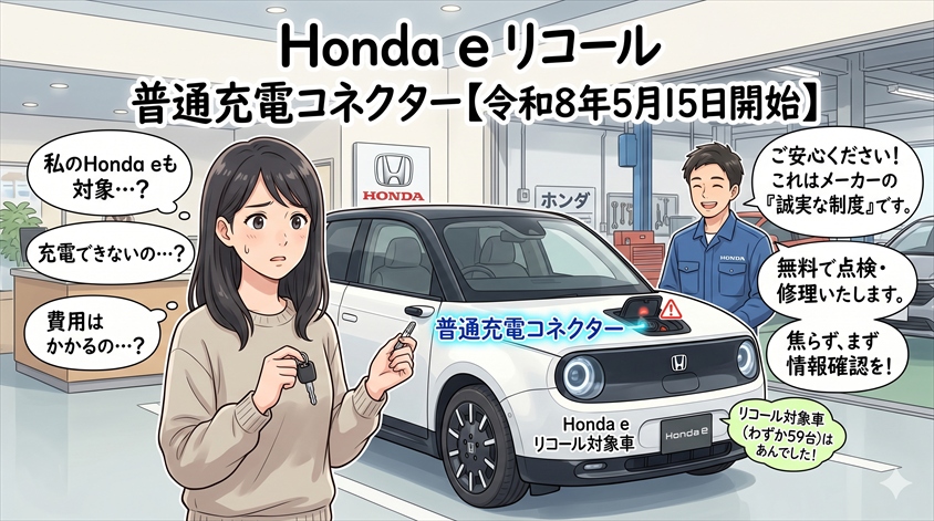 Honda eリコール届出番号5818｜普通充電コネクター完全解説