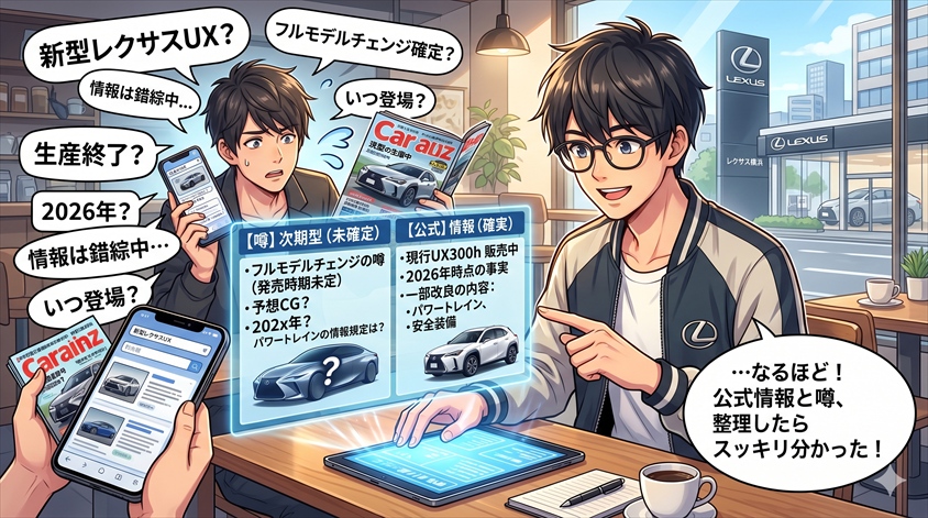 【2026年最新】レクサスUX一部改良の全貌と次期型の噂を徹底整理