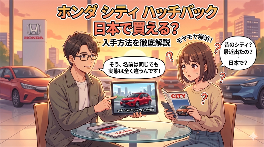 ホンダ シティ ハッチバックは日本で買える？入手方法を徹底解説