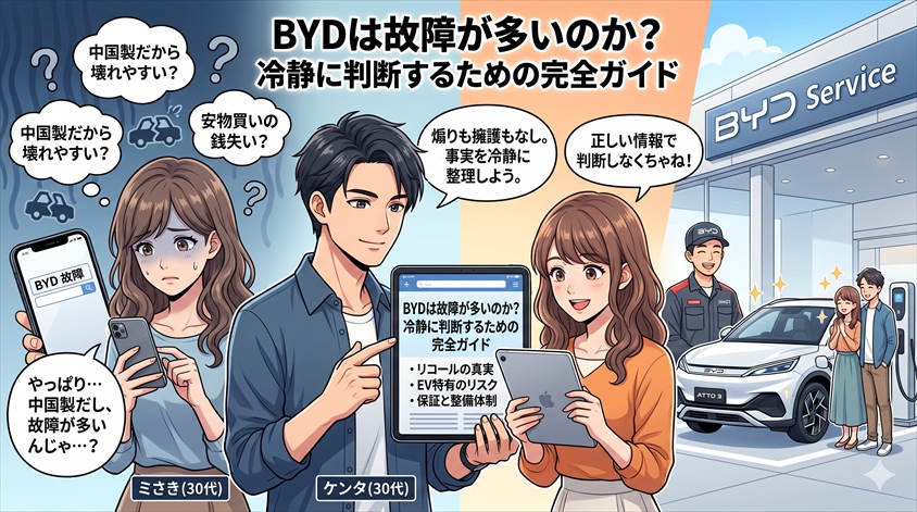 BYDは故障が多いのか?冷静に判断するための完全ガイド