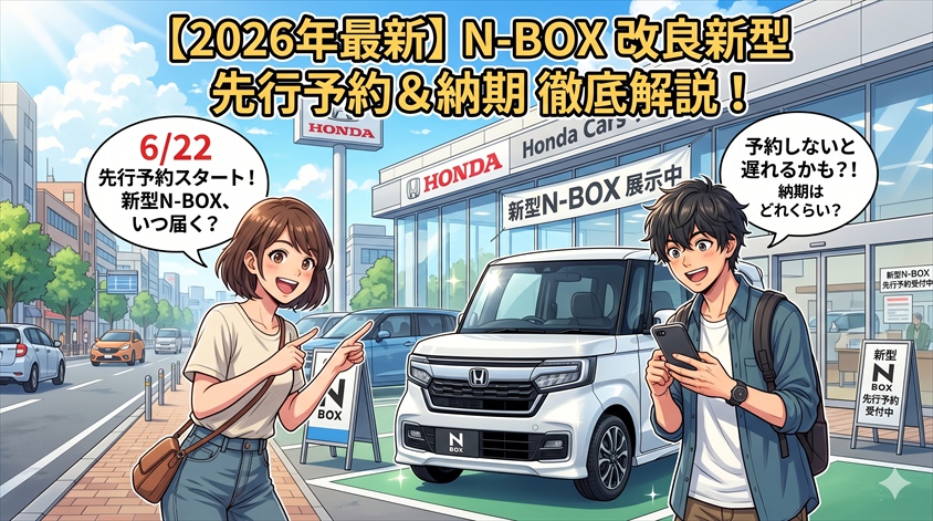 【2026年最新】N-BOX改良新型の先行予約と納期を徹底解説