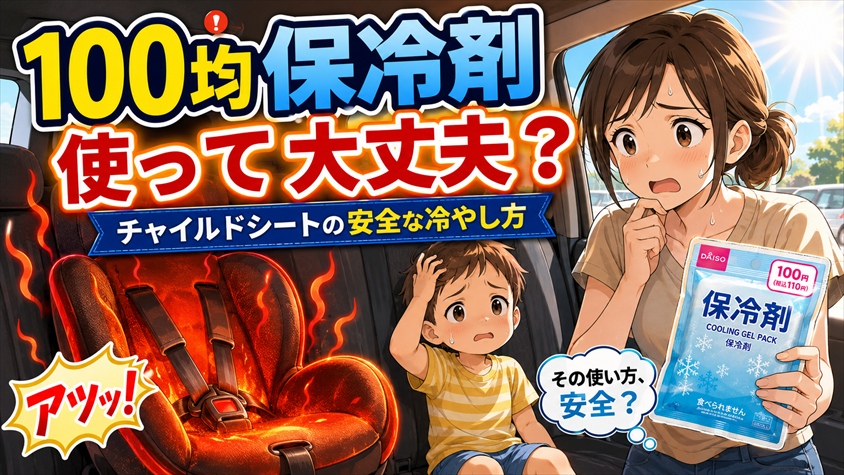100均保冷剤をチャイルドシートに使って大丈夫？安全性と正しい使い方