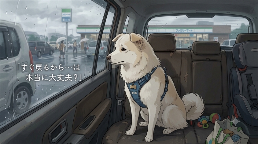 犬を車内に放置すると何分で危険？数分でも命に関わる理由