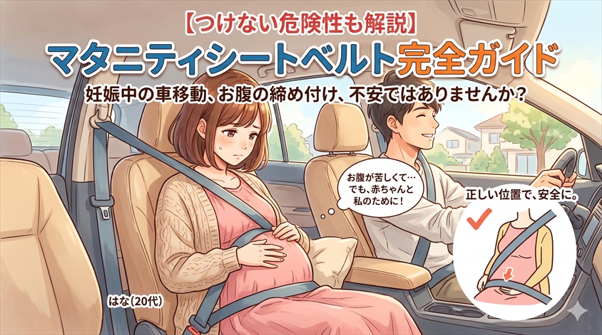 【つけない危険性も解説】マタニティシートベルト完全ガイド