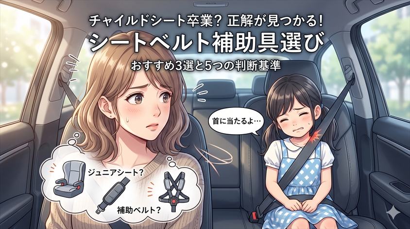 子供用シートベルト補助具おすすめ3選と5つの判断軸