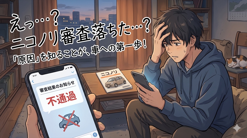 ニコノリの審査に落ちた原因は？再申込より先にやるべきこと
