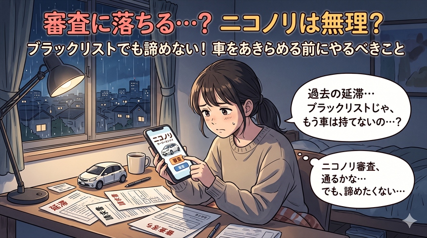 ニコノリの審査はブラックリストだと無理?諦める前にやるべきこと