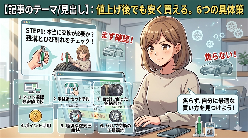 値上げ後でも安く買える。6つの具体的な節約策