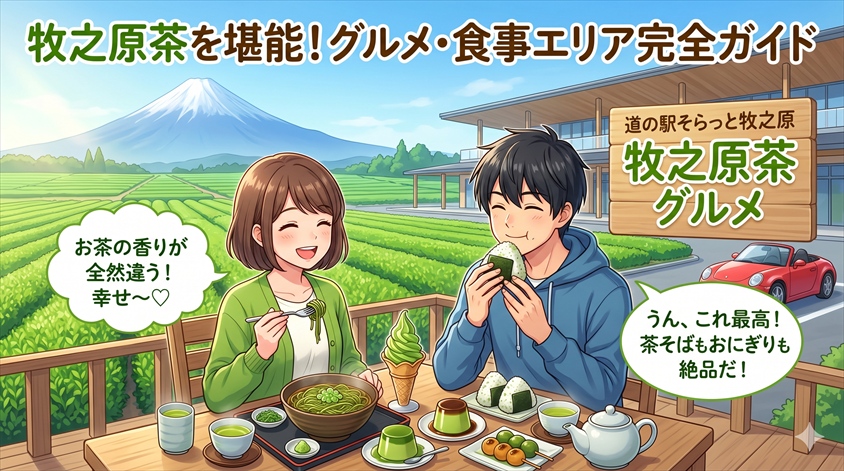牧之原茶を堪能する！グルメ・食事エリア完全ガイド
