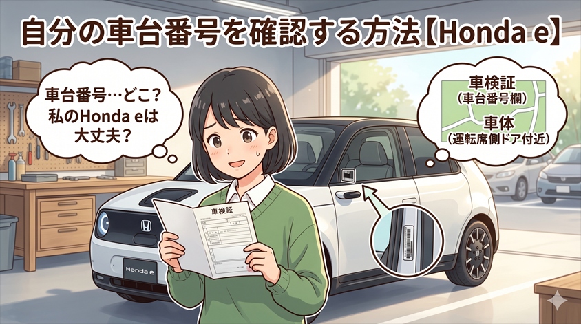 自分の車台番号を確認する方法