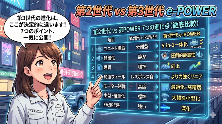 第2世代との違いを7つの切り口で徹底比較