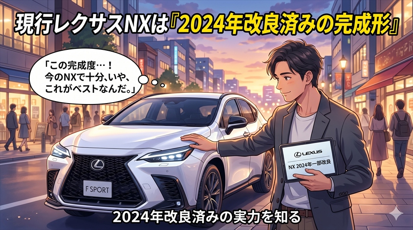 現行レクサスNXは「2024年改良済みの完成形」