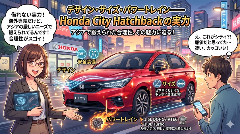 デザイン・サイズ・パワートレイン――Honda City Hatchback の実力