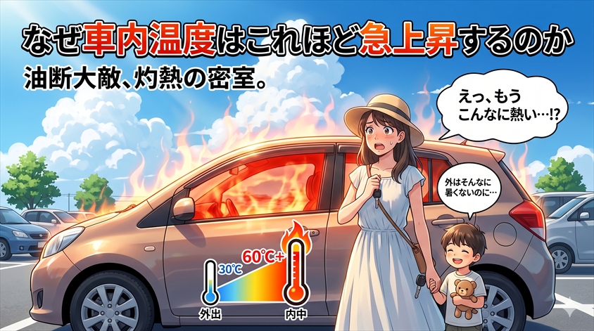 なぜ車内温度はこれほど急上昇するのか