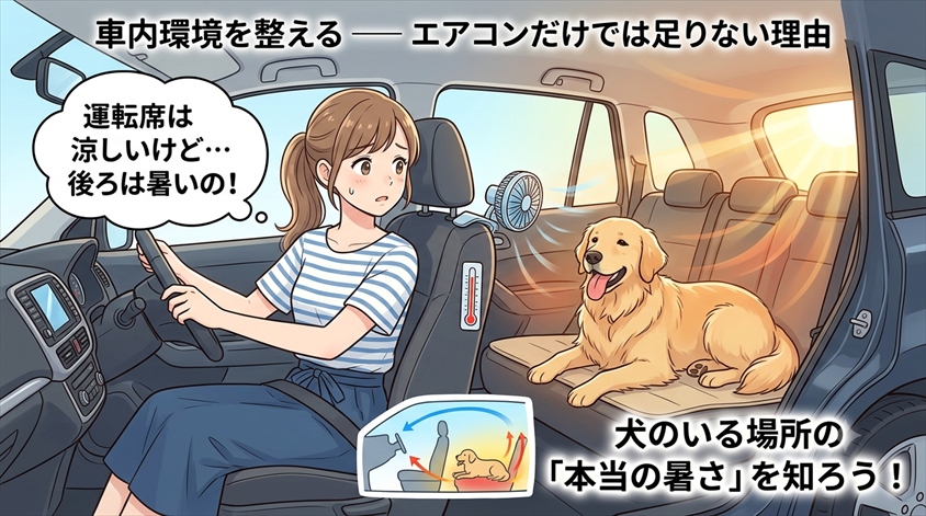 車内環境を整える — エアコンだけでは足りない理由