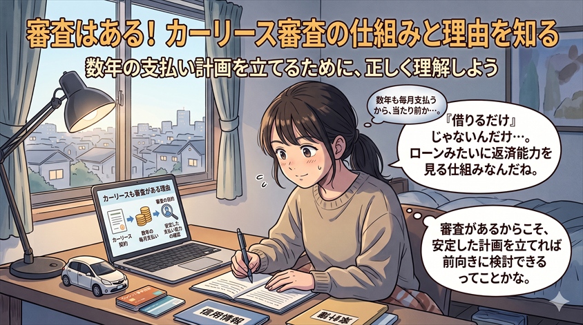 ニコノリの審査の仕組み｜カーリースでも審査がある理由