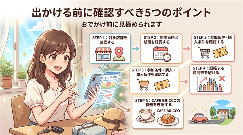 出かける前に確認すべき5つのポイント