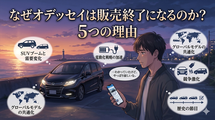 なぜオデッセイは販売終了になるのか?5つの理由