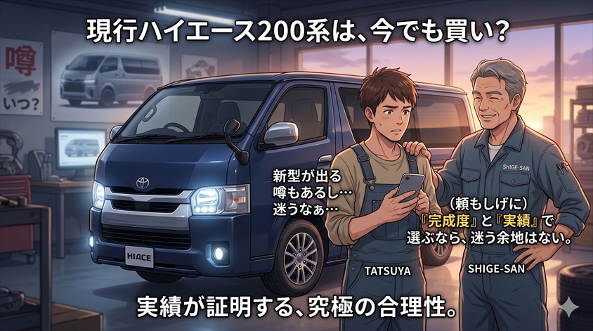 現行ハイエース200系は「今でも買い」なのか