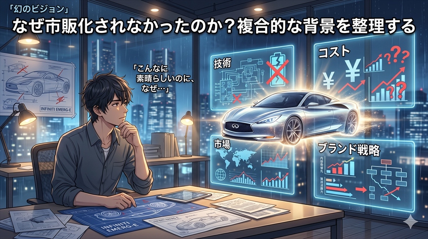 なぜ市販化されなかったのか？複合的な背景を整理する