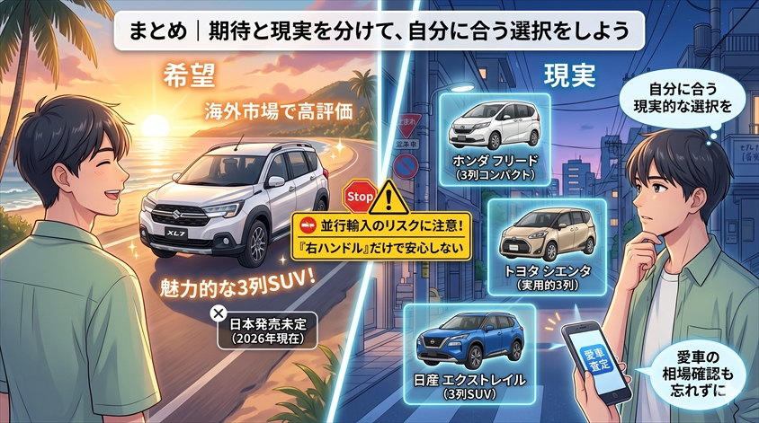 まとめ|期待と現実を分けて、自分に合う選択をしよう