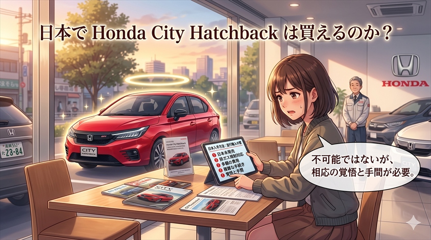 日本で Honda City Hatchback は買えるのか?入手方法を現実的に検証