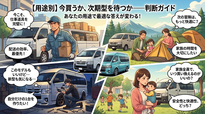 【用途別】今買うか、次期型を待つか――判断ガイド