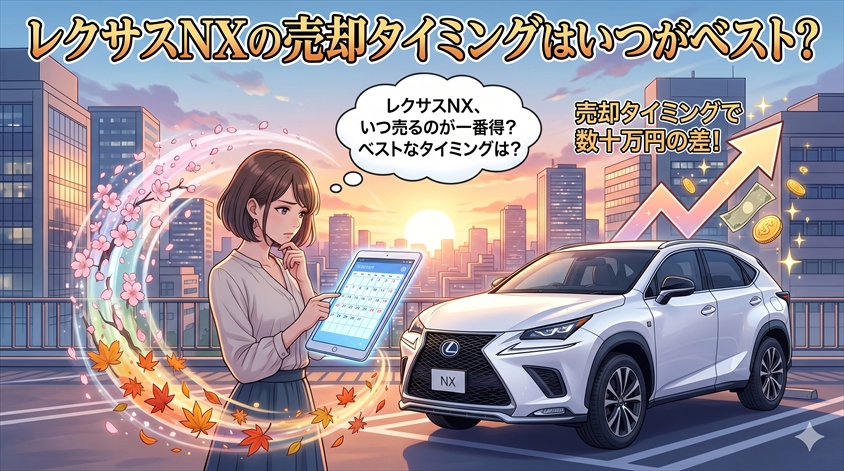 レクサスNXの売却タイミングはいつがベスト?