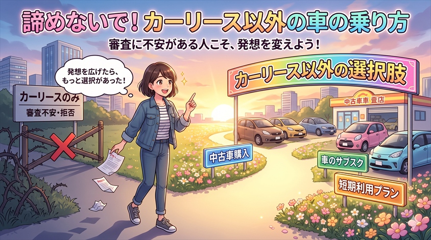 カーリース以外の選択肢も検討しよう